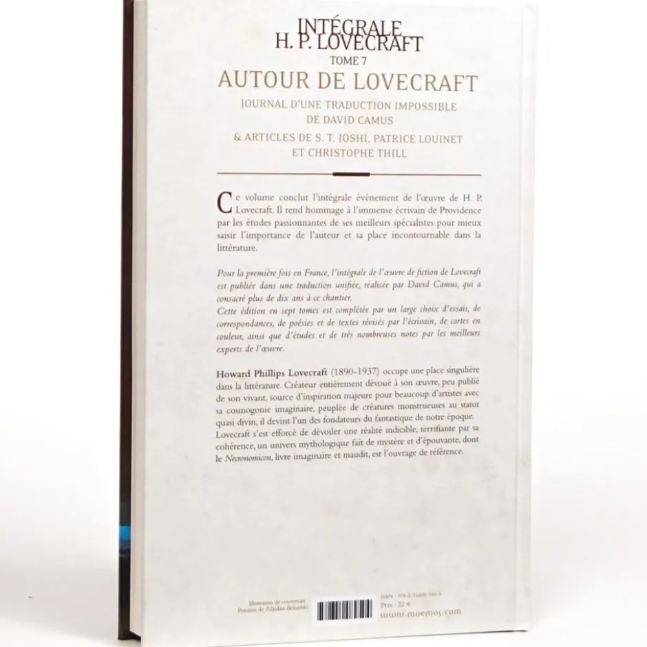 Intégrale H.P. Lovecraft : Tome 7 - Autour de Lovecraft