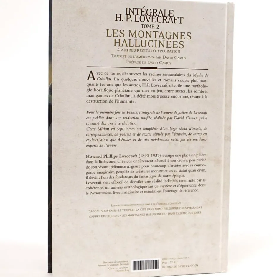 Intégrale H.P. Lovecraft : Tome 2 - Les Montagnes Hallucinées et autres récits d'exploration
