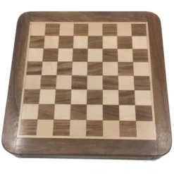 Jeu d'Échecs Magnétique à Tiroir en Bois (25cm)