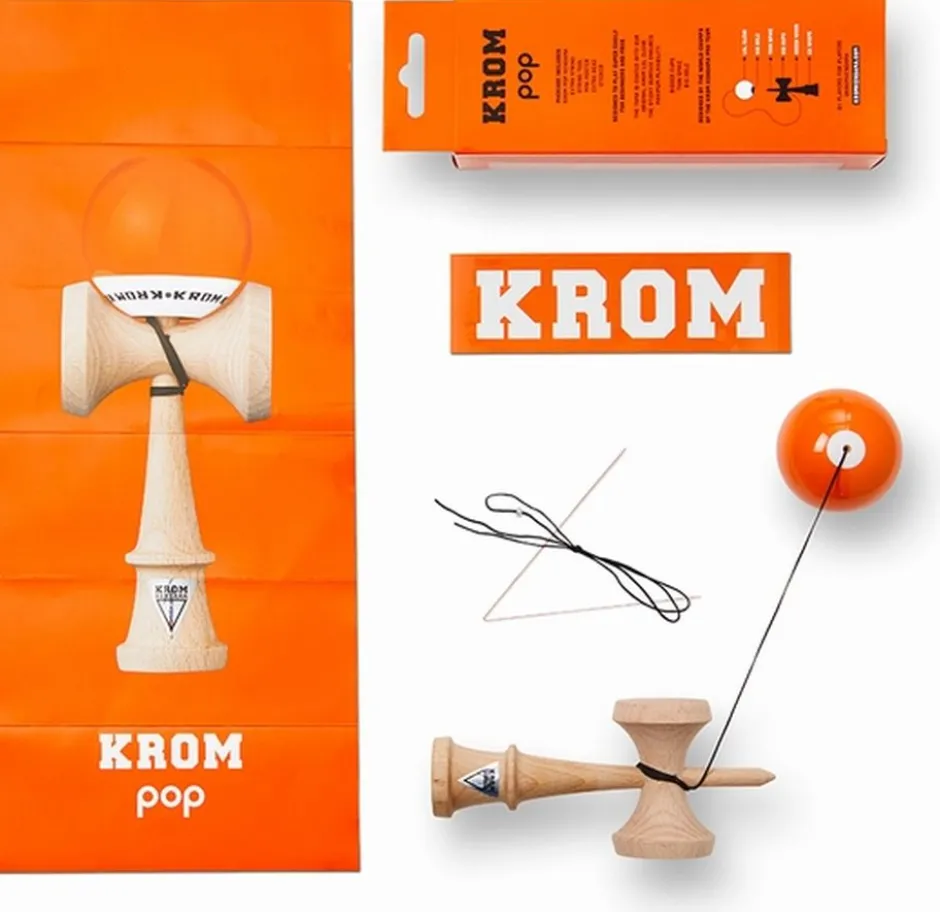 Kendama Krom- Pop lol orange