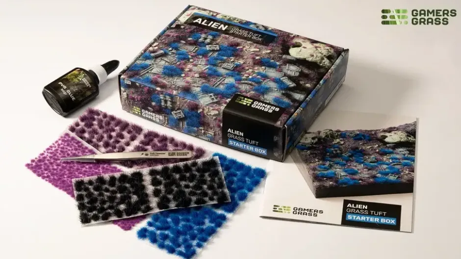 Kit Herbes synthétiques : Alien Grass Starter Box