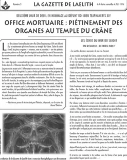 Laelith - Gazette de Laelith n°3