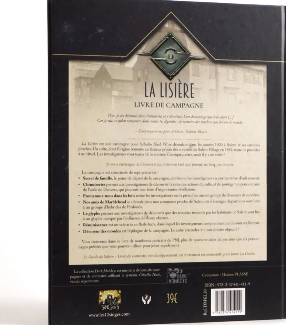 La Lisière : Livre de campagne