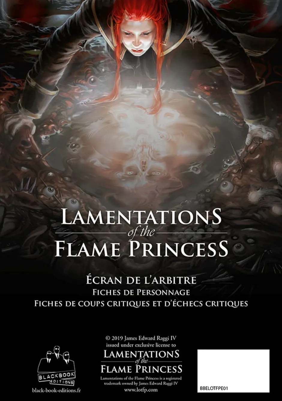 Lamentations of the Flame Princess : Ecran de l'arbitre