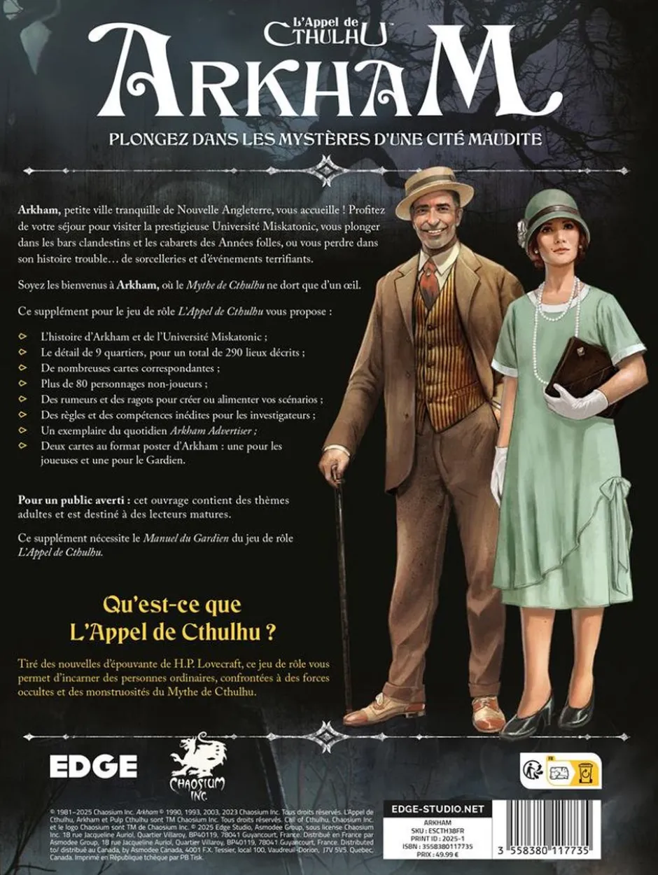 L'Appel de Cthulhu : Arkham