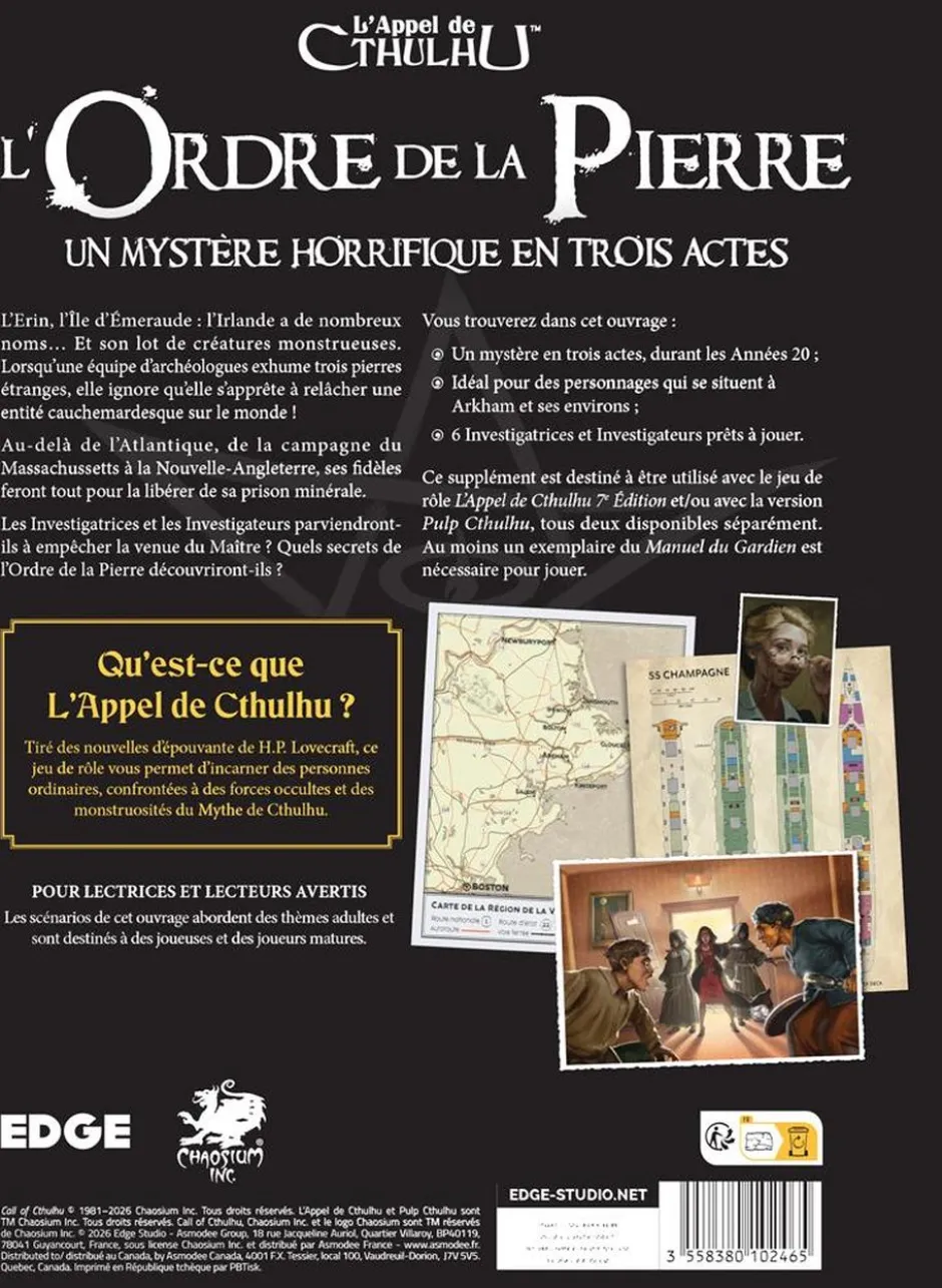 L'appel de Cthulhu : L'Ordre de la Pierre