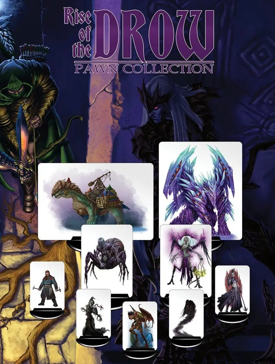 L'Ascension des drows : Collection de pions cartonnés