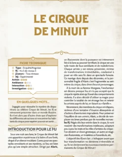 Le cirque de minuit - Chroniques Oubliées 2ème Edition