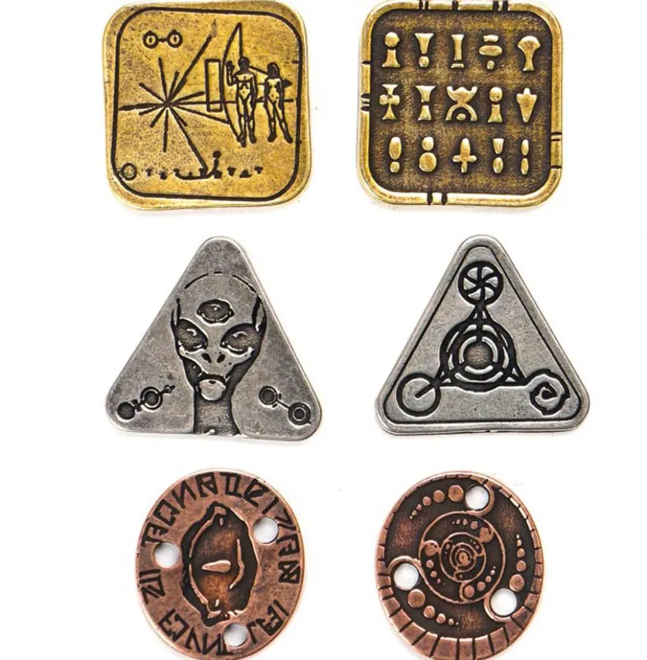 Legendary Metal Coins - Alien Coin Set