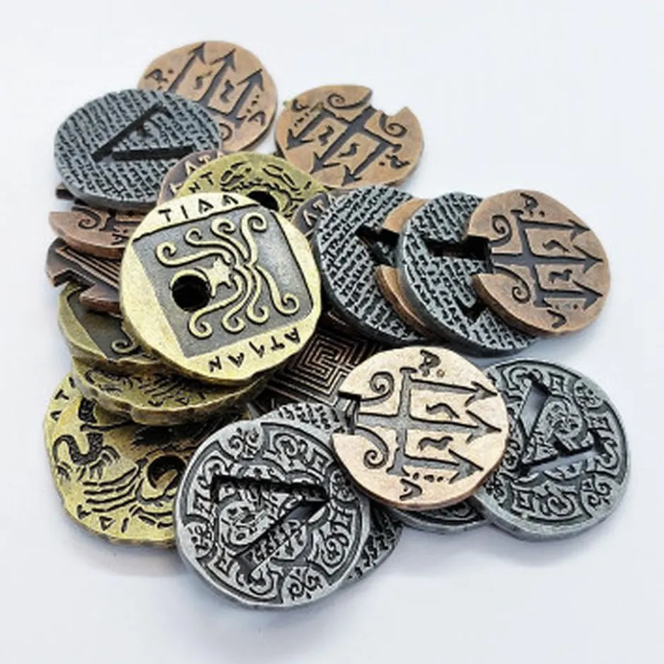 Legendary Metal Coins - Atlantis Coin Set