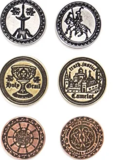 Legendary Metal Coins - Camelot Coin Set