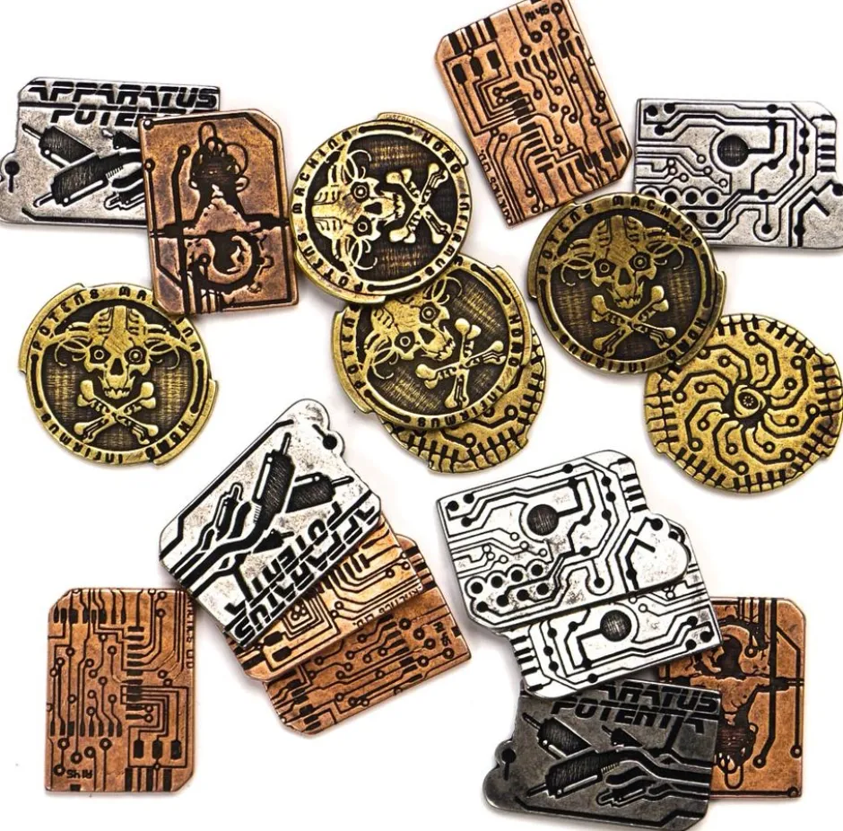 Legendary Metal Coins - Cyberpunk Coin Set