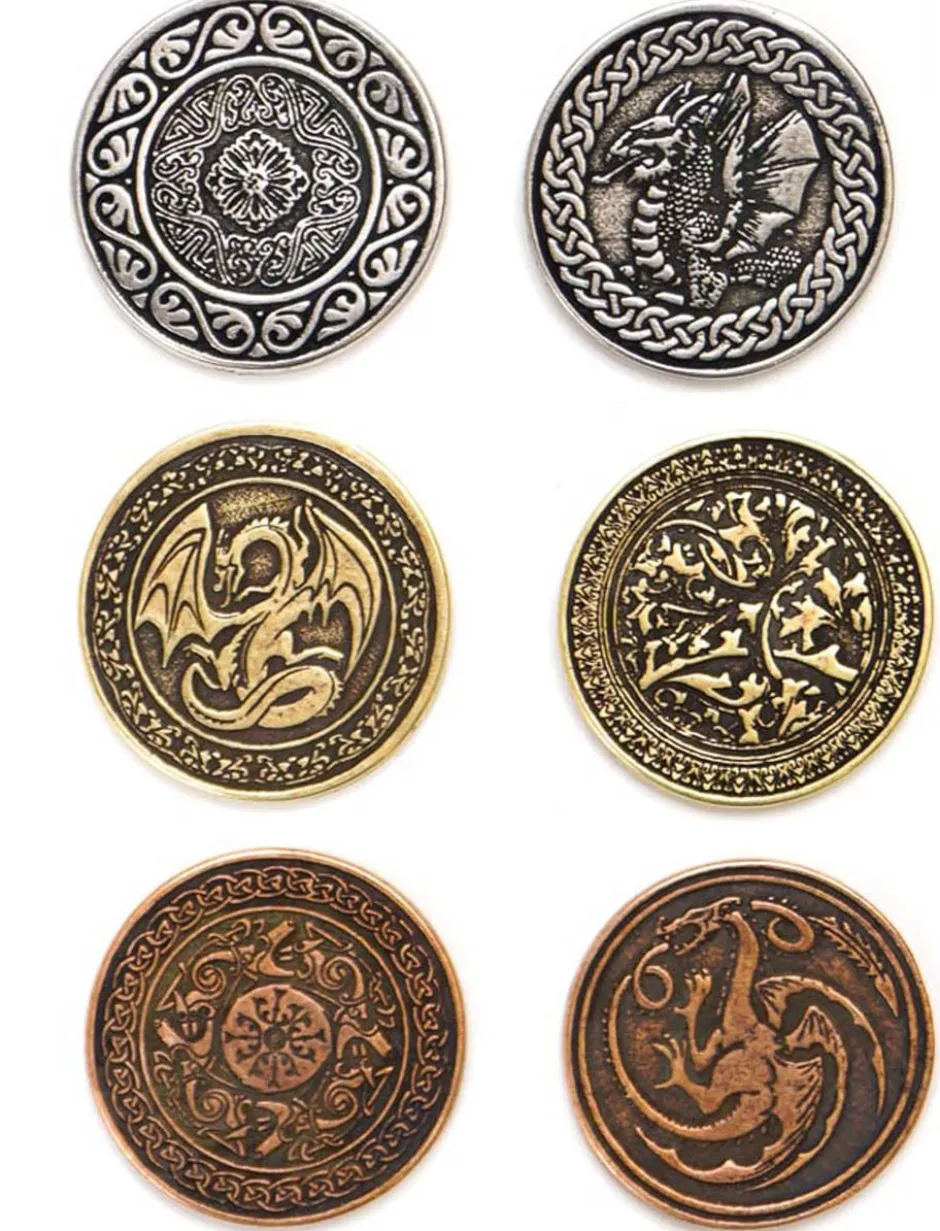 Legendary Metal Coins - Dragon Coin Set