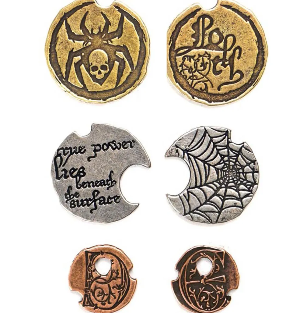 Legendary Metal Coins - Drow Coin Set