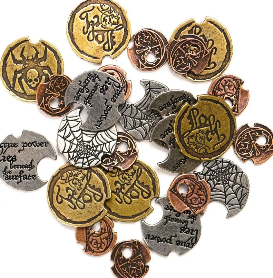 Legendary Metal Coins - Drow Coin Set