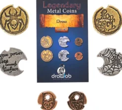 Legendary Metal Coins - Drow Coin Set