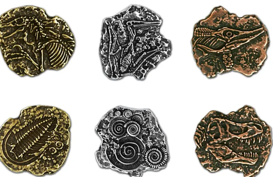 Legendary Metal Coins - Forged Dinosaur Coin Set