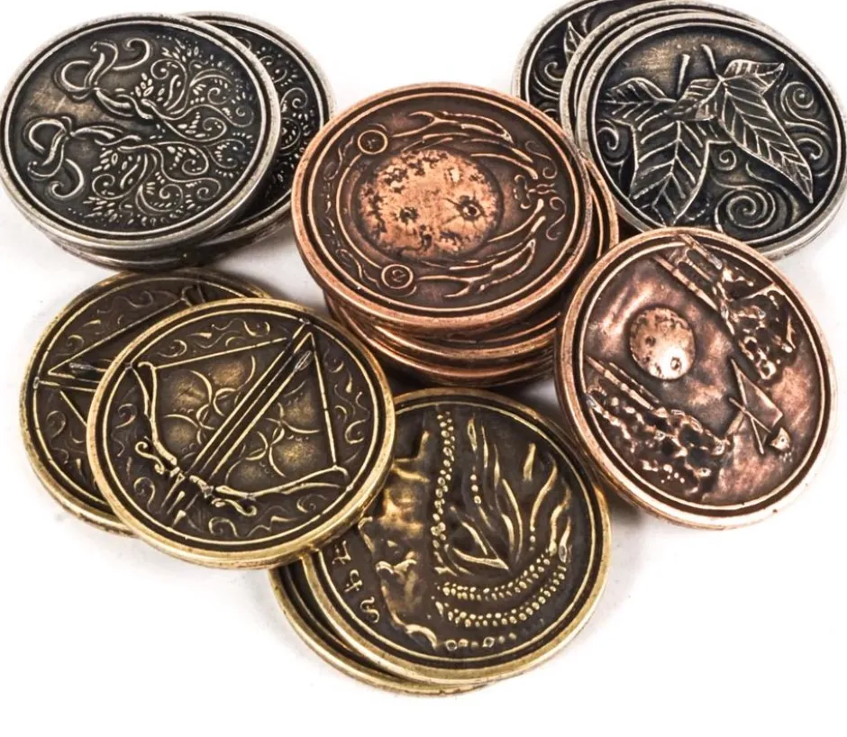 Legendary Metal Coins - Forged Elven Coin Set