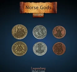 Legendary Metal Coins - Norse Gods Coin Set