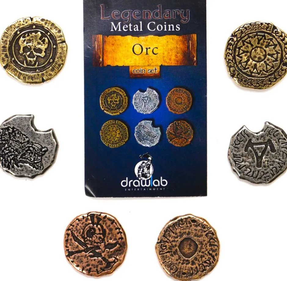 Legendary Metal Coins - Orc Coin Set