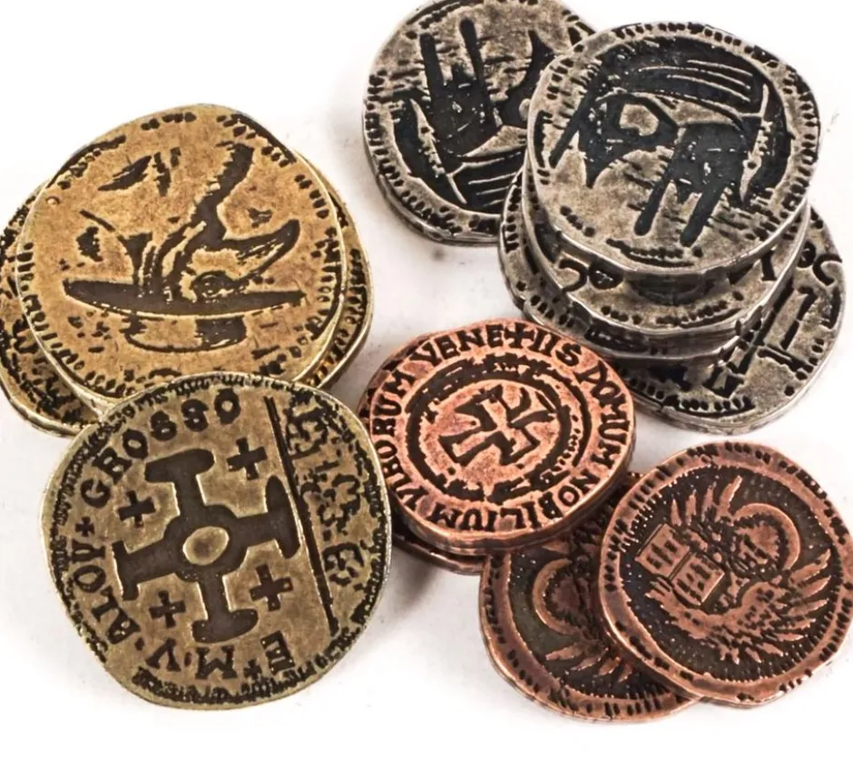 Legendary Metal Coins - Venetian Renaissance Coin Set