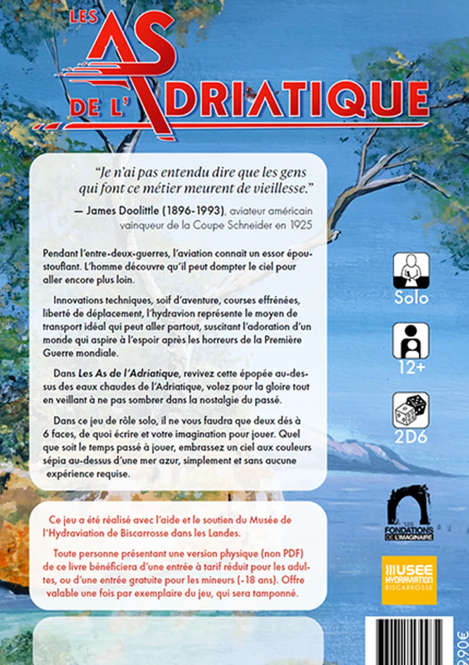 Les As de l'Adriatique - Jeu de Rôle Solo