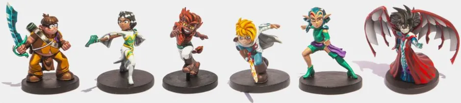 Les Légendaires — Les figurines