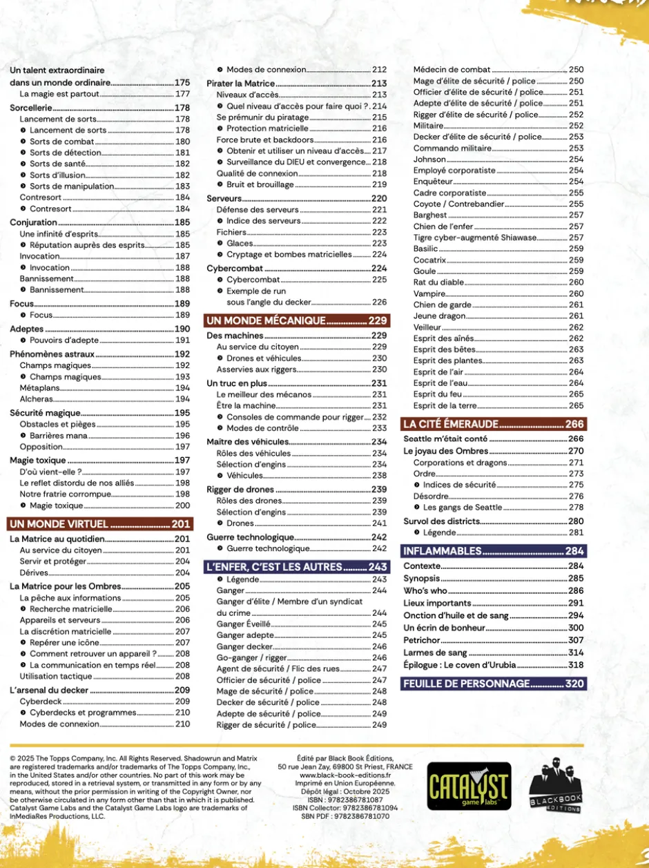 Livre de base - Shadowrun Anarchy V2