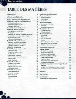 Livre de la meneuse - Règles avancées