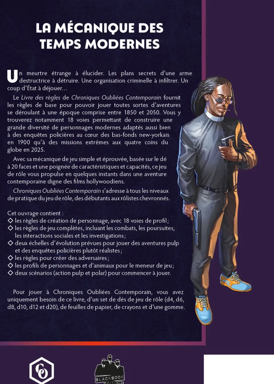 Livre de règles - Chroniques Oubliées Contemporain 2ème édition