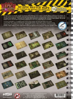 Livre Plateau de Jeu : Post Apocalyptique - (297x218 mm) Taille L - Couverture Rigide