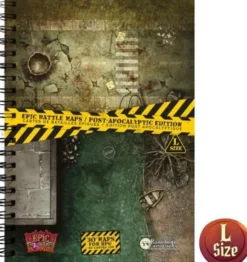 Livre Plateau de Jeu : Post Apocalyptique - (297x218 mm) Taille L - Couverture Rigide
