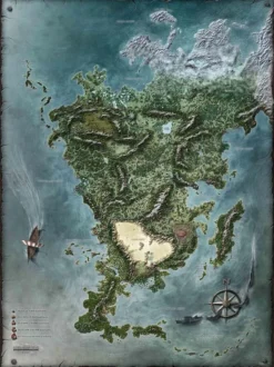 L'Oeil Noir - Carte de l'Aventurie