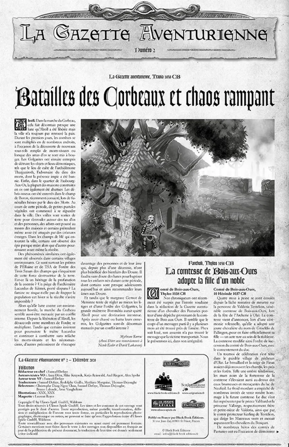 L'Oeil noir - Gazette Aventurienne n°2