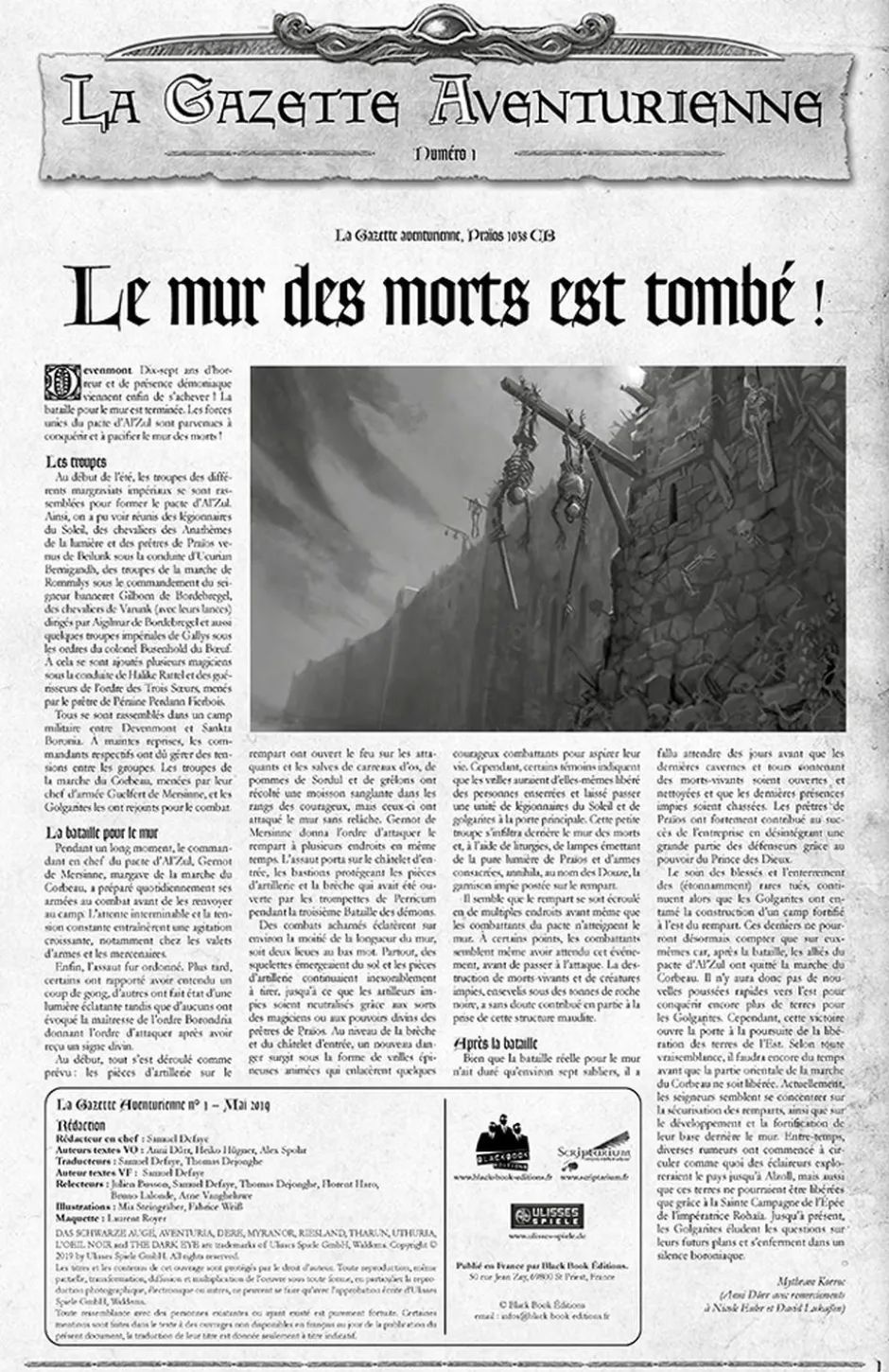L'Oeil noir - Gazette Aventurienne n°1