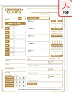 [LOT] Chroniques Oubliées Fantasy 2ème édition (couvertures standard)