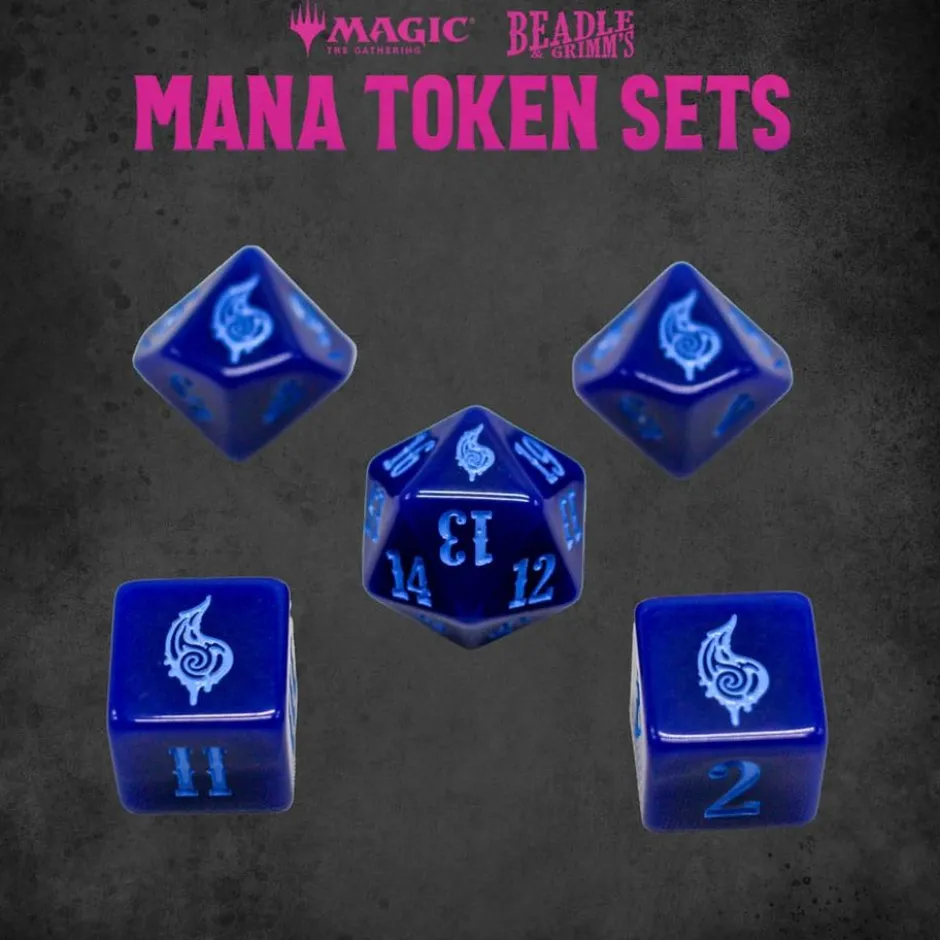 Magic the Gathering: Blue Mana Tokens Set