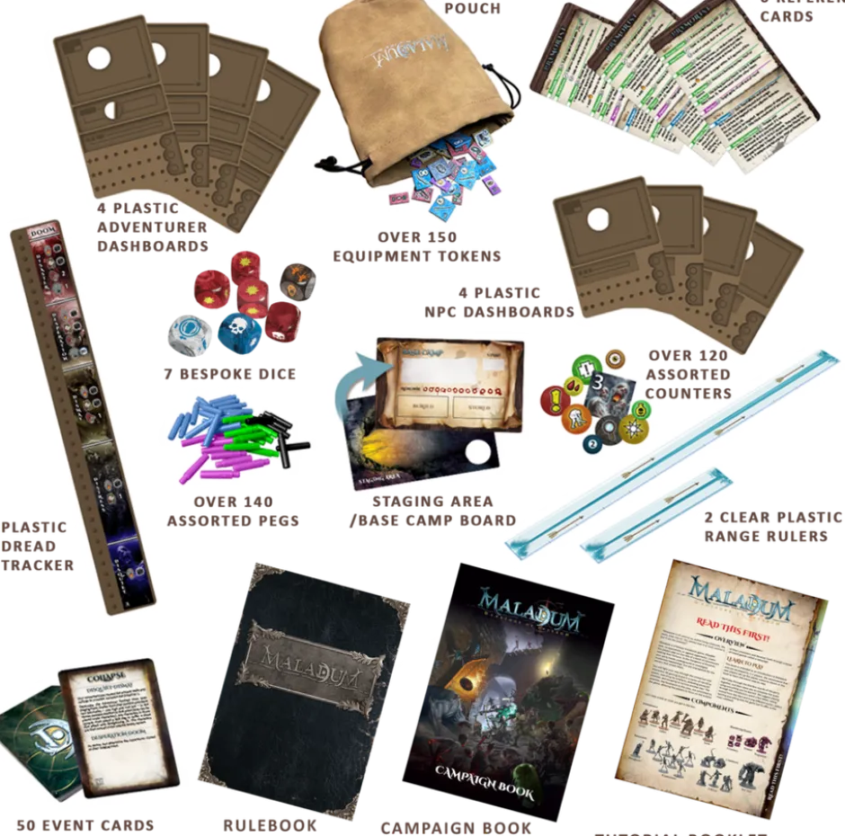 Maladum: Dungeons of Enverron(Boite de base) VF