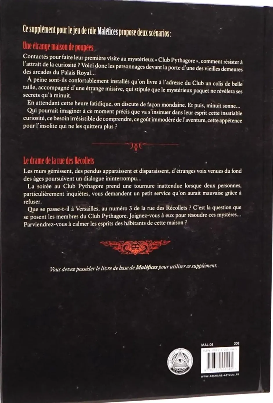 Maléfices V4 : Les enquêtes du Club Pythagore