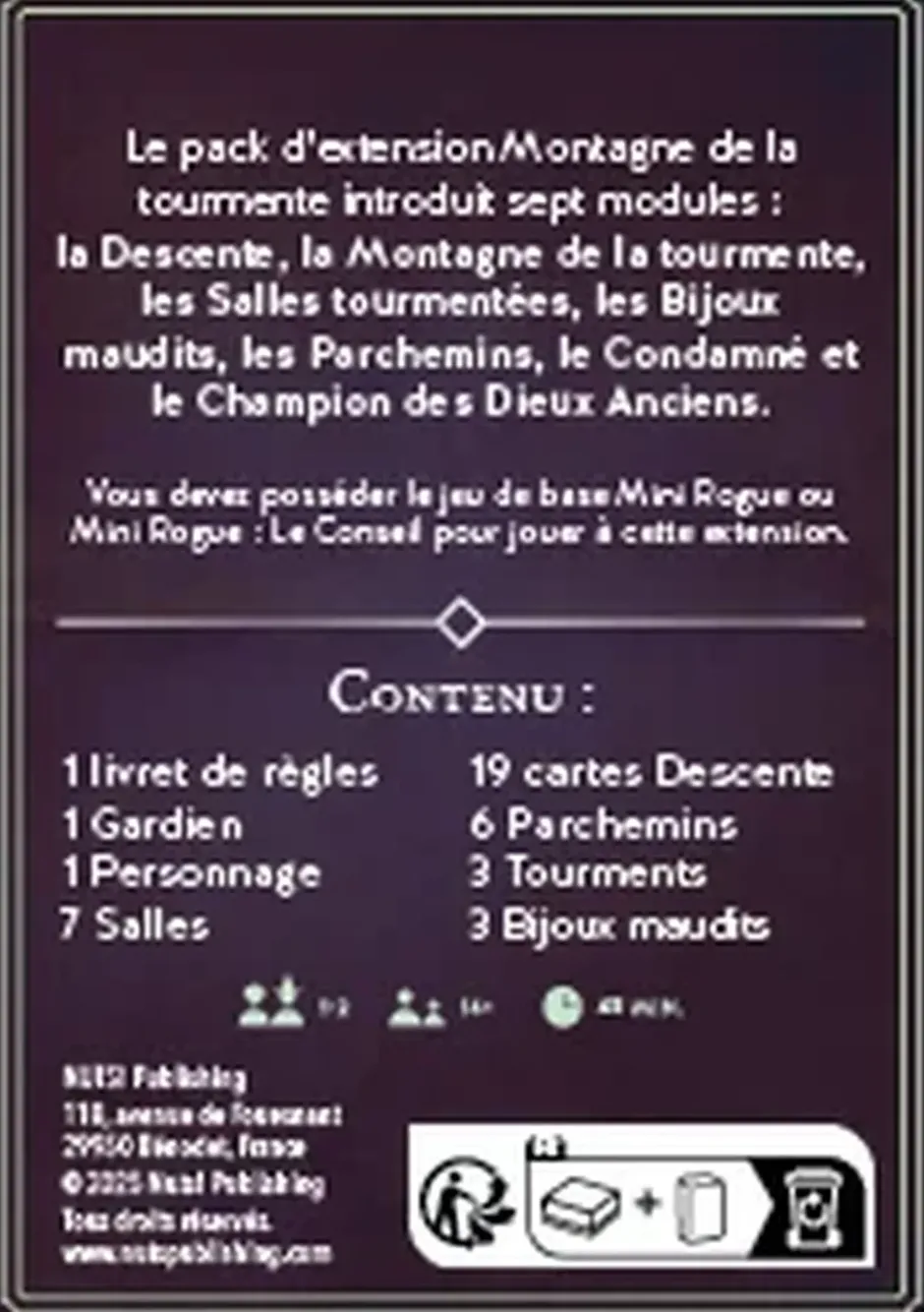 Mini Rogue - Saison 2 : La Montagne de la Tourmente