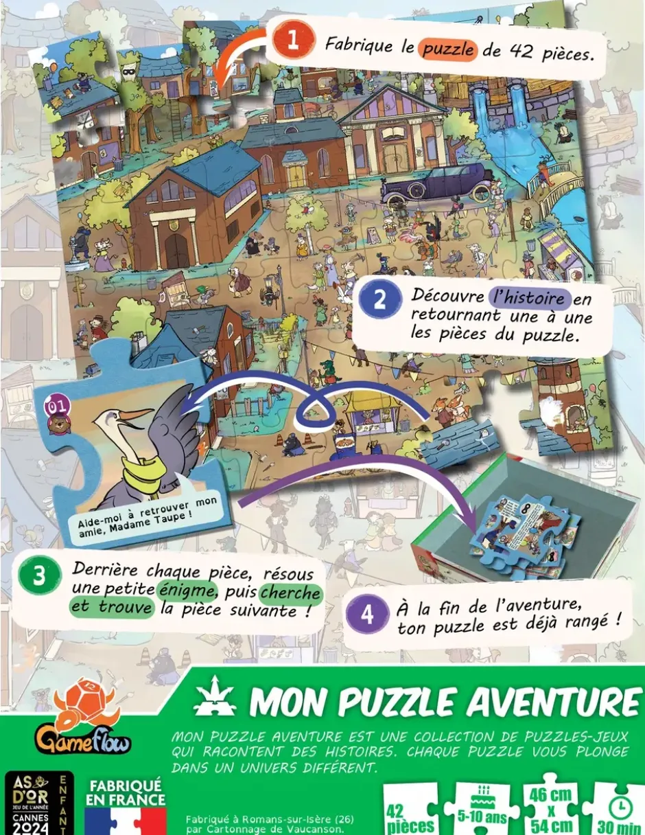 Mon Puzzle Aventure : Petits Détectives