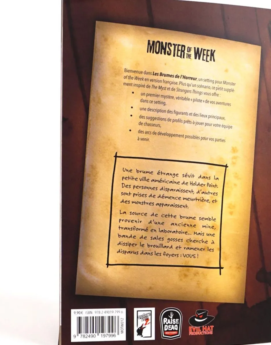 Monster of The Week : Setting Les brumes de l'horreur