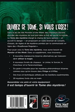 Monster of the Week : Tome des mystères