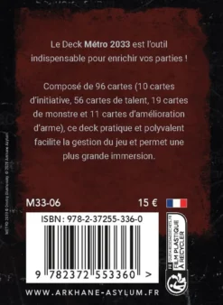 Métro 2033 : Deck de base