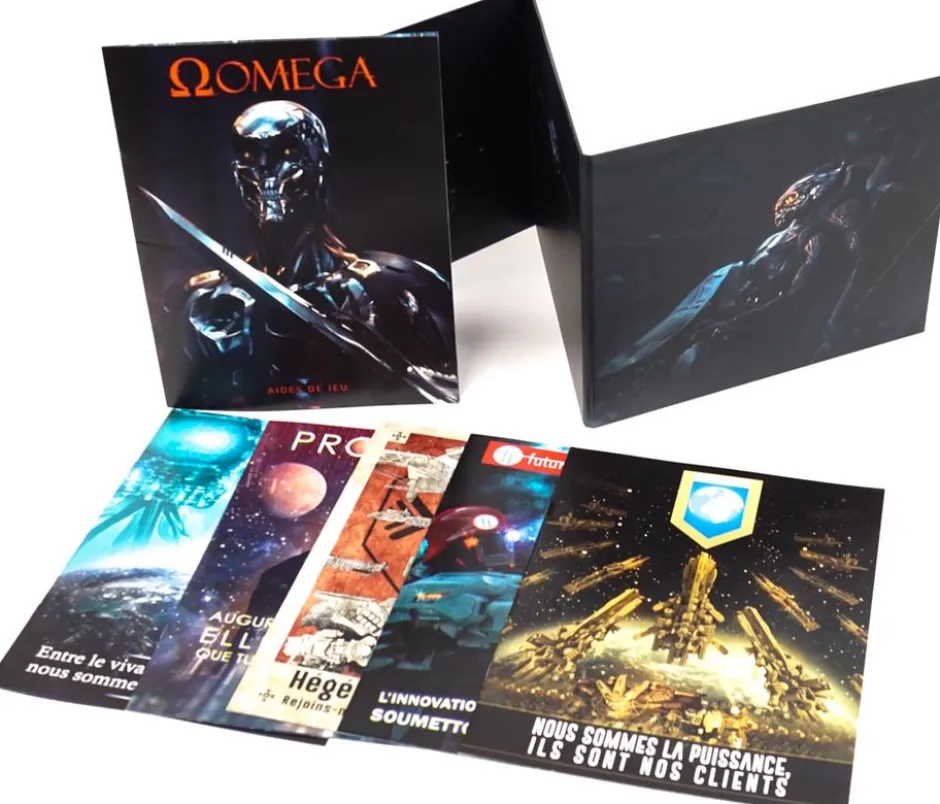 Omega : Ecran et aides de jeu