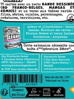 Opération zèbre - BD (Ext.)