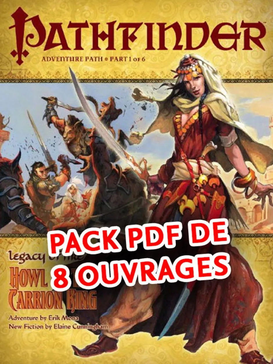 Pack PDF Pathfinder - L'Héritage du Feu (campagne complète)