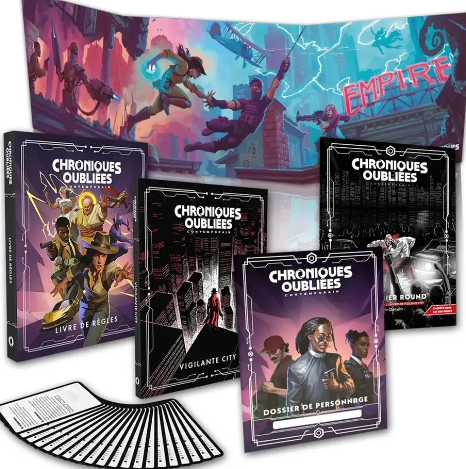 Pack Vigilante City - Chroniques Oubliées Contemporain 2ème édition