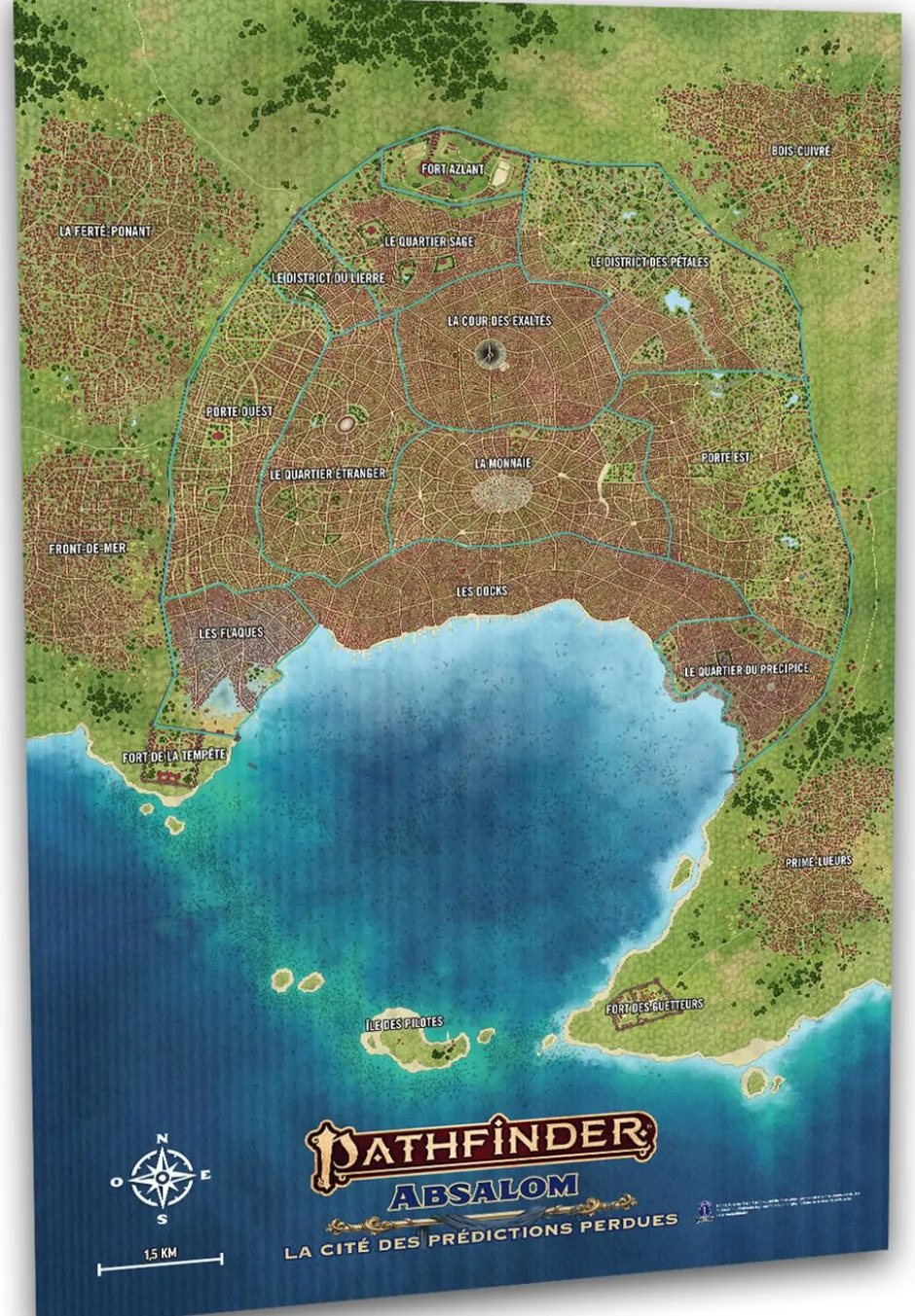 Pathfinder 2 - Absalom, Cité des prédictions perdues - plan poster
