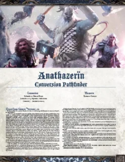 Pathfinder - Conversion Anathazerïn (Chroniques Oubliées Fantasy)